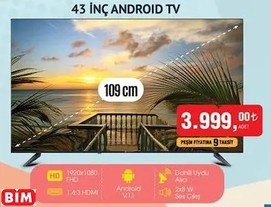 DİJİTSU 43 İNÇ ANDROID TV